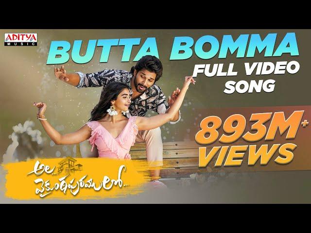 ButtaBomma Video Song (4K) (Telugu) | #AlaVaikunthapurramuloo | Allu Arjun | Thaman S | Armaan Malik