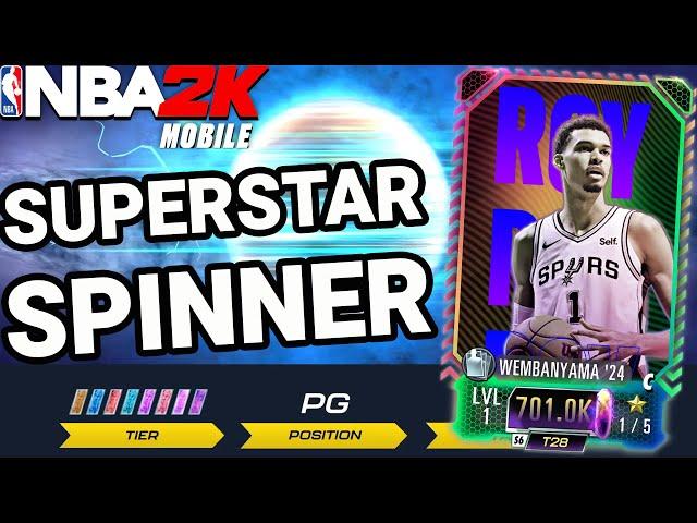 CRAZY PULLS IN SUPERSTAR SPINNER | NBA 2K Mobile Pack Opening