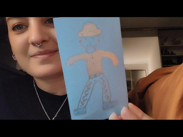 POV Tiny Man: I draw an outline of you (ASMR)