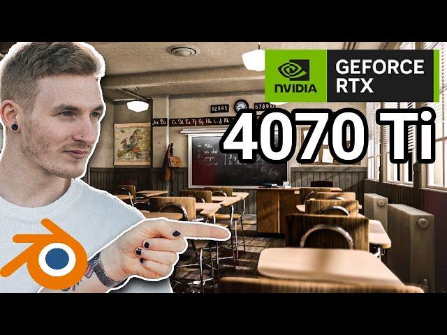 RTX 4070 Ti is INSANE! - Blender 3D Benchmark | Test BMW, Classroom, Barbershop, etc..