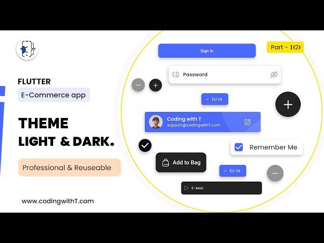 Professional Setup of a Theme in Flutter | Light and Dark theme Flutter