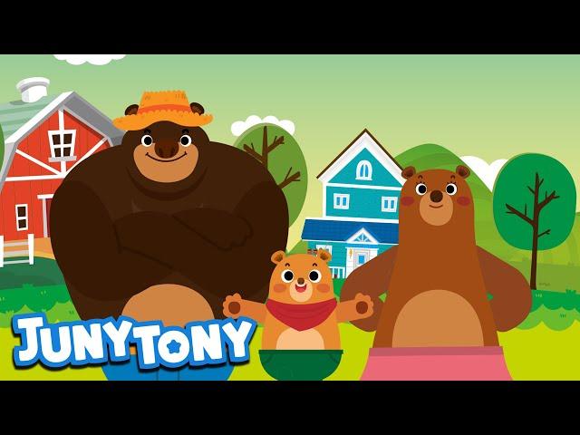 Three Happy Bears | Kids Pop | Kids Songs | Nursery Rhymes | Preschool Songs | JunyTony