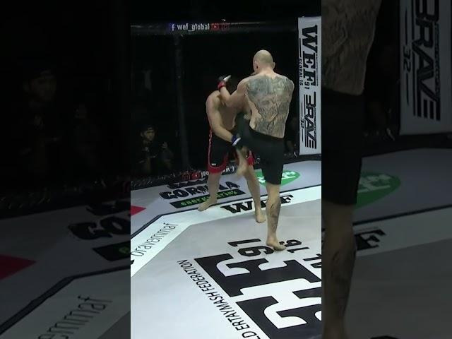 Bogdan Guskov's Knee to Face KO at #BRAVECF32#bravecf #bravetv #shorts #mma