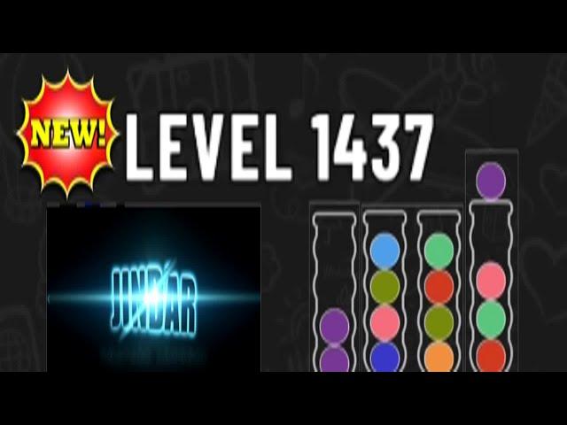 Ball Sort Puzzle Level 1437