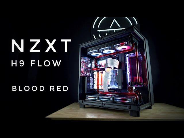 Epic BLOOD-RED NZXT H9 Custom Loop Water-cooling PC!