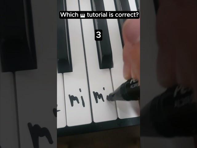 Which tutorial is correct? #piano