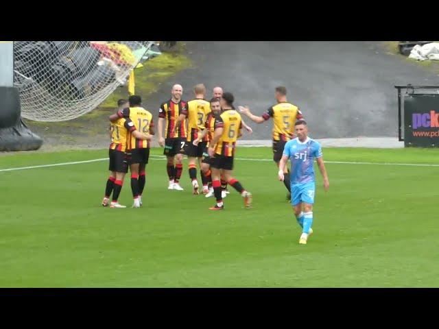 Partick Thistle v Dunfermline Athletic : Kerr McInroy scores 30.09.2023