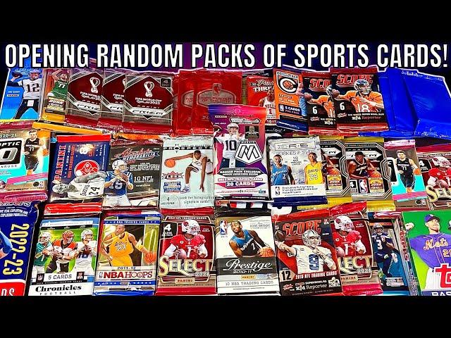 *OPENING RANDOM PACKS OF RARE SPORTS CARDS! FOOTBALL, BASKETBALL, BASEBALL, & MORE!