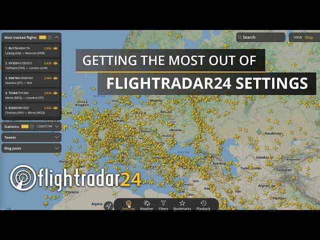 Tutorial: Getting the most out of Flightradar24 Settings options