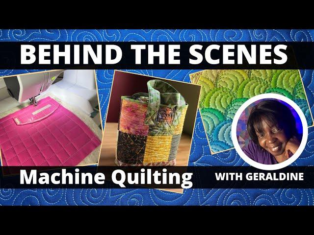 It's Time to Start - Machine Quilting Update