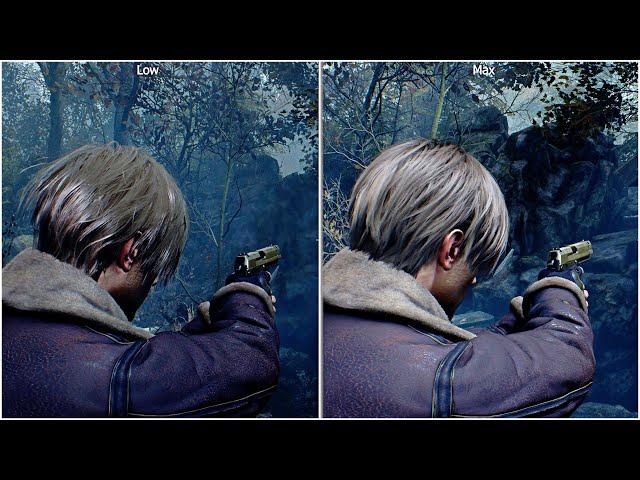 Resident Evil 4 Remake Ultra Vs Low | Graphic Comparison