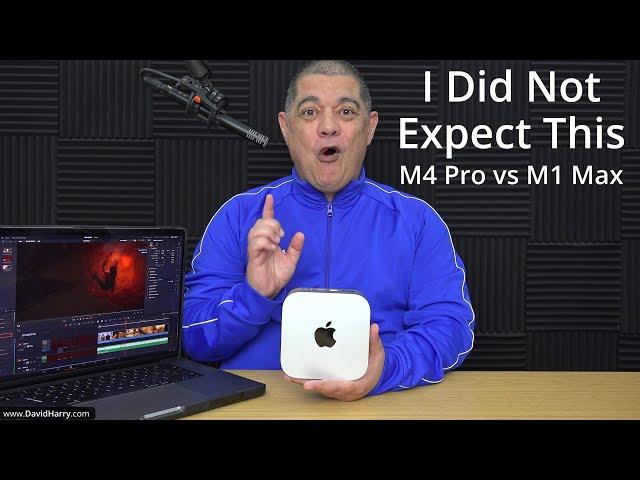 M4 Pro VS. M1 Max Video Export Speed Test In DaVinci Resolve Studio - Mac Mini vs MacBook Pro