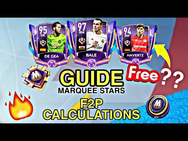 MARQUEE STARS EVENT GUIDE/EXPLANATION | FIFA MOBILE 20 WHO CAN WE GET