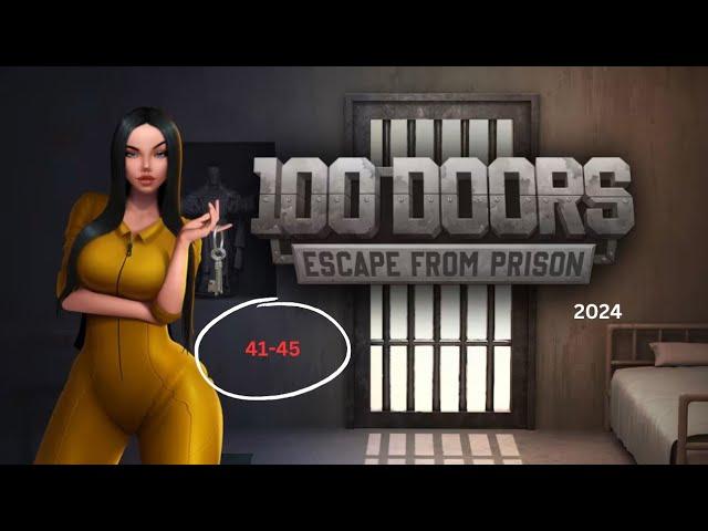 100 DOORS PRISON ESCAPE GAME WALKTHROUGH LEVEL(41-45)