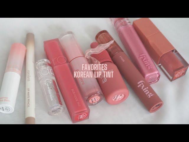 Favorite Korean Lip Tints 2023 Spring | Lululand