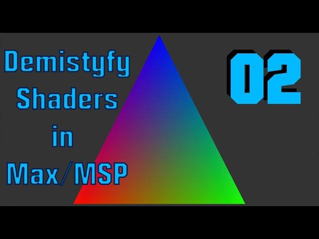 Demistyfy Shaders in Max/MSP | Ep 02 - Write a GLSL Shader from Scratch