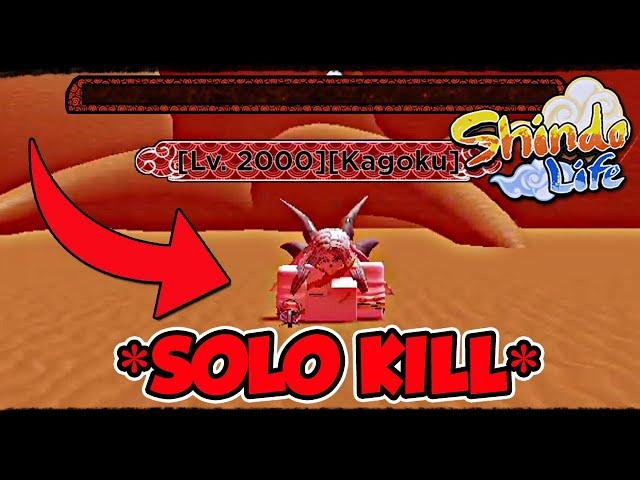 Shindo Life: New FASTEST WAY TO *KILL* KAGUKO BOSS SOLO With Only 2 Moves?!!