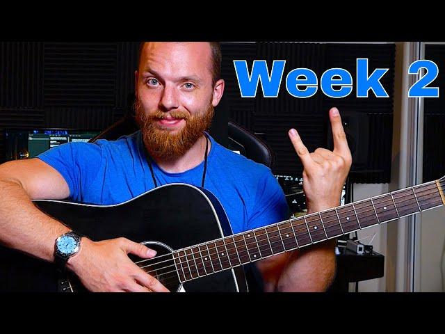 Learn one new skill each month!!! | GUITAR | Week 2