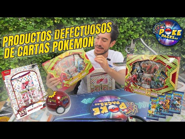 ABRO PRODUCTOS DEFECTUOSOS de CARTAS POKEMON TCG!