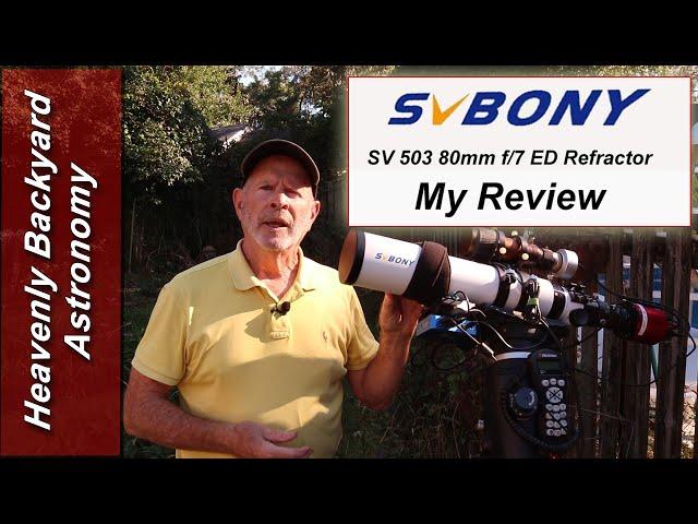 Svbony SV503 80mm ED f/7 Refractor Review