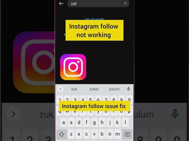 fix unable to follow anyone on instagram. Instagram follow button not working issue fix