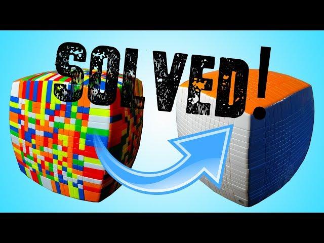 Solving the World's Largest Mass Produced Twisty Puzzle 17x17x17!