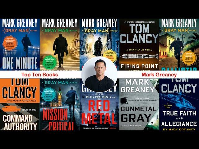 Top Ten Books by Mark Greaney