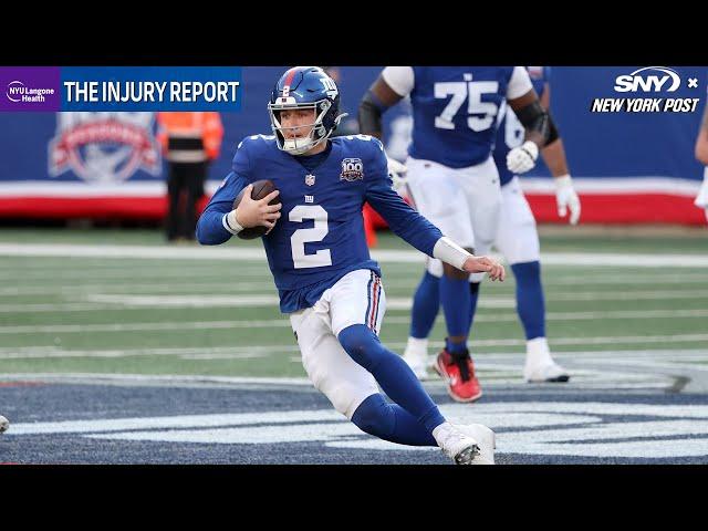 Giants quarterback hampered by heel injury | The Injury Report