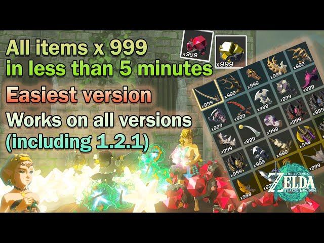 EASIEST and FASTEST item DUPLICATION glitch of Tears of the Kingdom (All versions) works in 2025