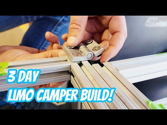 3 day CAMPER CONVERSION | Custom LIMO Toyota Previa