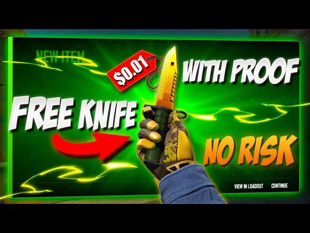 How to Get a FREE CS2 KNIFE 2024 (NO RISK) *WITH PROOF*