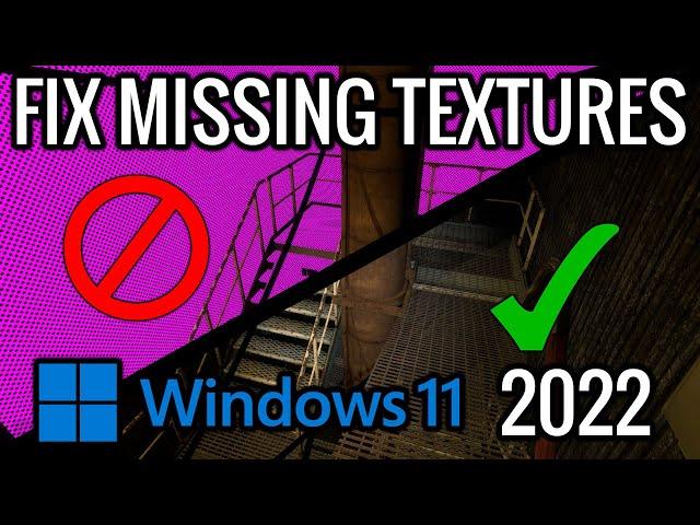 How to FIX Missing Textures for Garry's Mod (Windows 11 + 2023) (100% Guaranteed!)