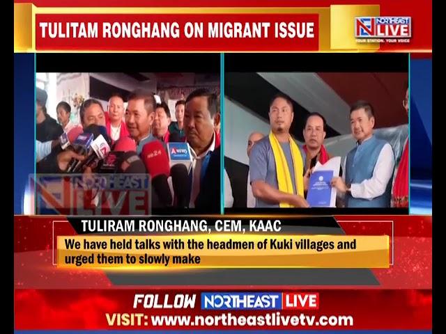 Over 1000 Kukis in Karbi Anglong Will Have to Leave: KAAC, CEM, Tuliram Ronghang