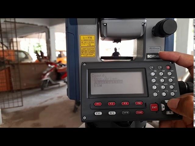 Total station set up / Setting up northing in Sokkia IM 50 series