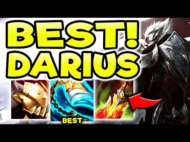 DARIUS TOP IS THE #1 KING OF TOPLANE CARRYING (INSANE WINRATE) - S13 Darius TOP Gameplay Guide