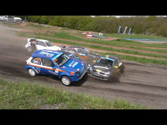 DRX Lauf 1 Schlüchtern Rallycross 2024 | Best of Action Sound - by Rallyeszene