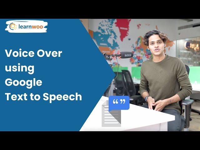 How to Create Voiceover Using Google Cloud Text to Speech