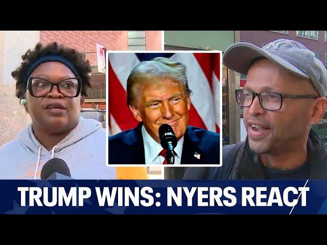 New Yorkers react to presidential election outcome