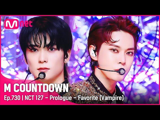 [NCT 127 - Prologue - Favorite (Vampire)] Comeback Stage | #엠카운트다운 EP.730 | Mnet 211028 방송