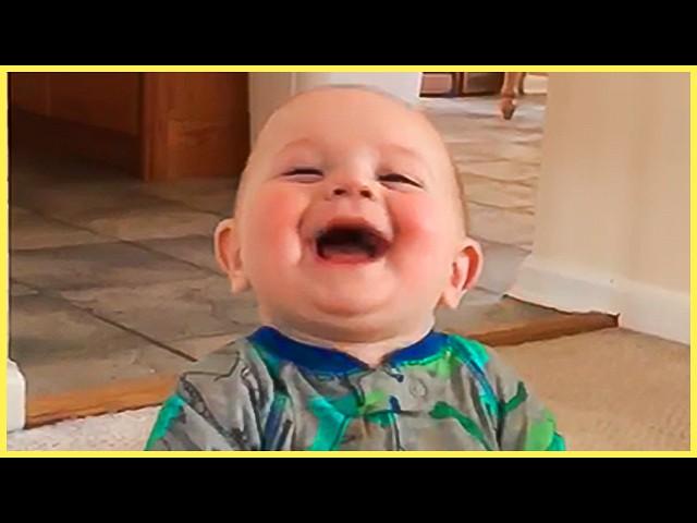 Cute And Funny Baby Laughing Hysterically Compilation || 5-Minute Fails