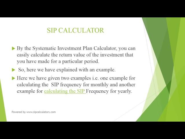 SIP Calculator | How to Calculate SIP Maturity Amount