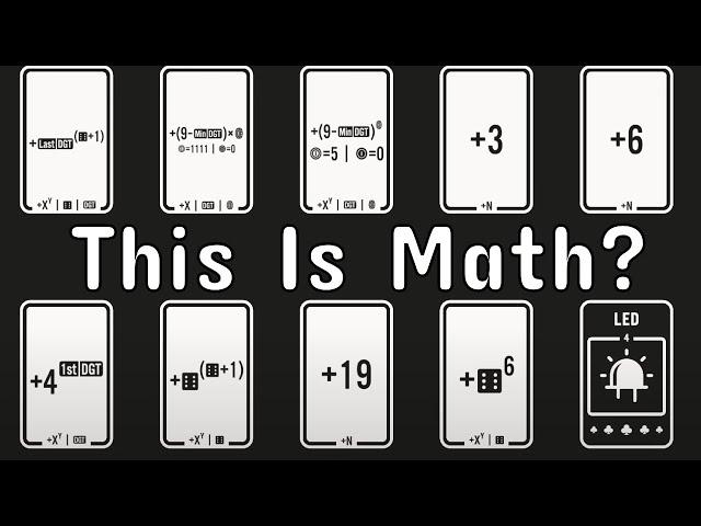 I'm Back For More Math Madness | CARD DRAW  (Game Jam V0.1)