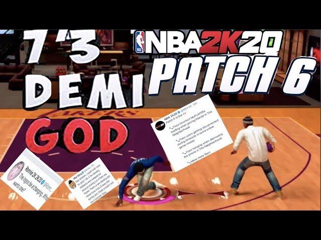 NBA 2K20 DEMIGOD GLITCH BACK PATCH 1.0.6 AND......