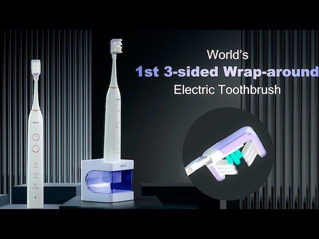 Heisr - World’s 1st 3 sided Mechanical Electric Toothbrush Review