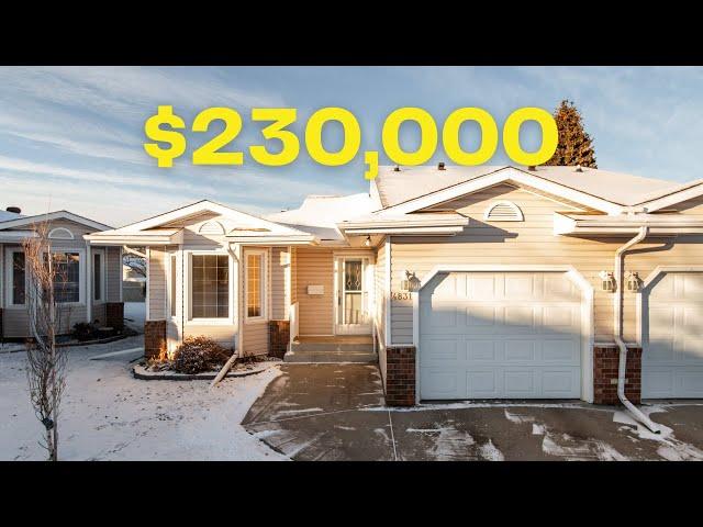 Touring A Beautiful $230,000 Half-Duplex Bungalow In Edmonton