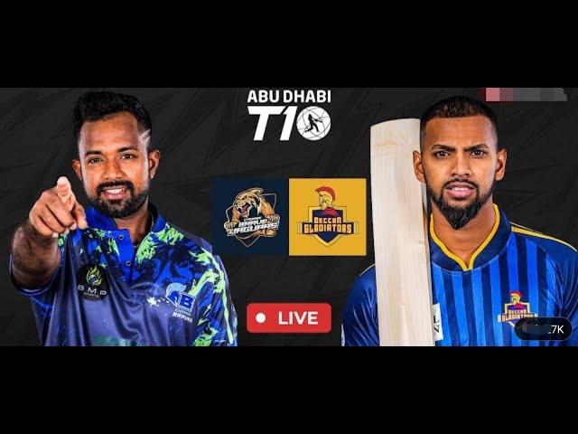 LIVE | Deccan Gladiators vs Chennai Brave Jaguars | 3rd Match | Abu Dhabi T10 League 2024 | ZHR