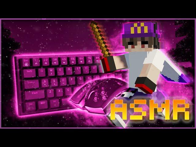 SmoothKeyboard + Mouse Sounds ASMR | Minecraft SkyWars