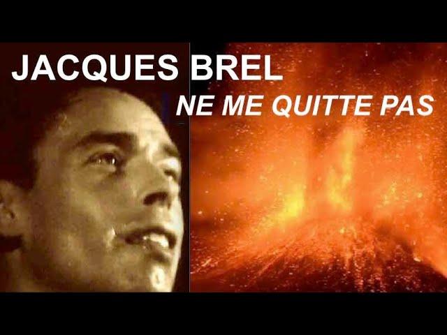 Jacques Brel: Ne me quitte pas/ French song- Avec illustrations (Fr/En Lyrics)