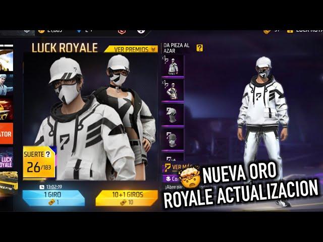 NUEVA ORO ROYALE de LA ACTUALIZACION que LLEGARA a FF LATAM  *skin gratis oro royale*