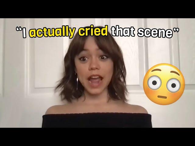 Jenna Ortega being randomly ERRATIC for 2 minutes straight